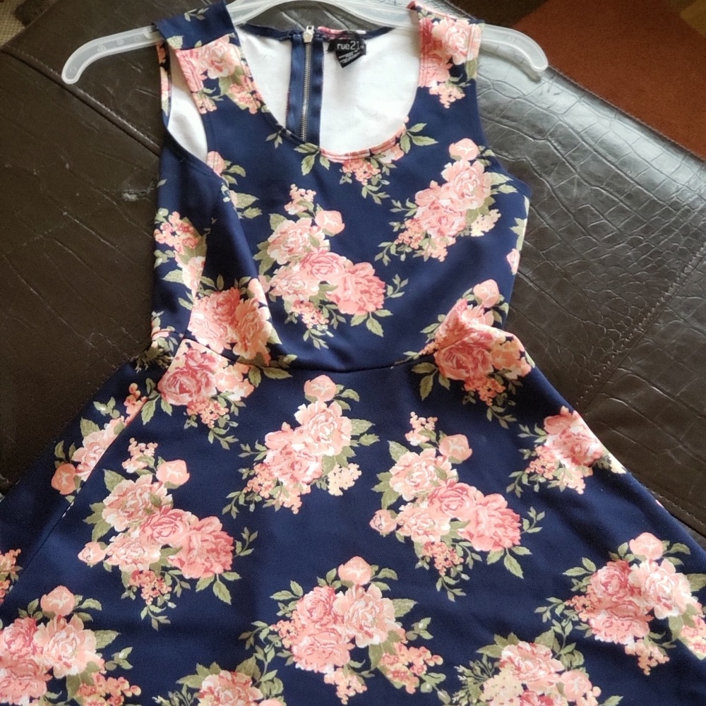 Floral skater style dress